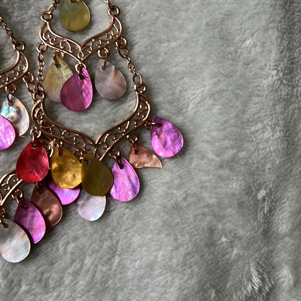 Rainbow Chandelier Earrings